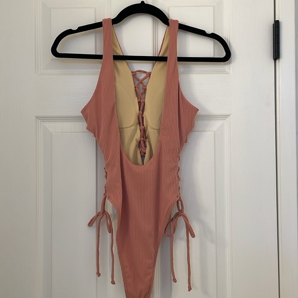 Pink One Piece Swimsuit - Picture 2 of 4